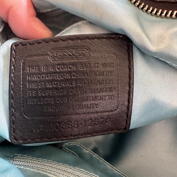 Coach Black Insignia Rare Hobo (early 2000's) - Picture 4 of 8